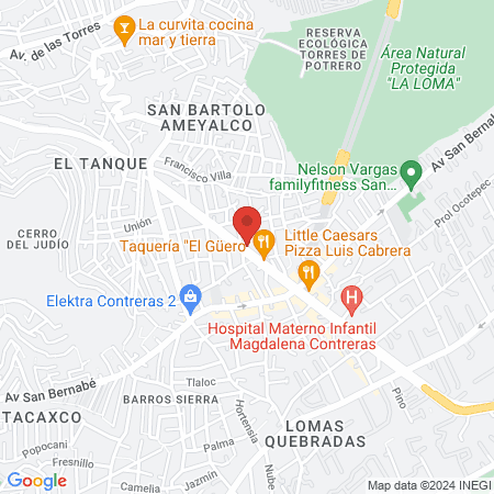 Faciales Centro de Belleza Silky-Skin map