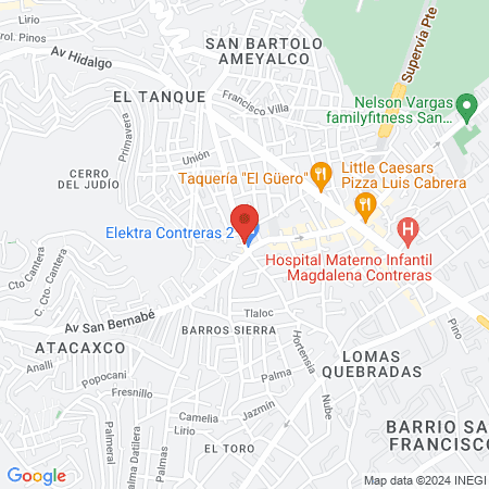 Capacitación deportiva Urban Fitness México map