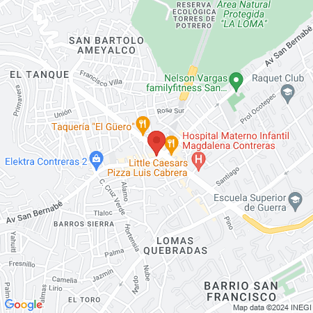 Clínica dentalCHER map