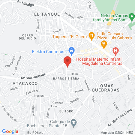 Dentista. Dra. Vianney Gonzalez. Odontología Infantil map