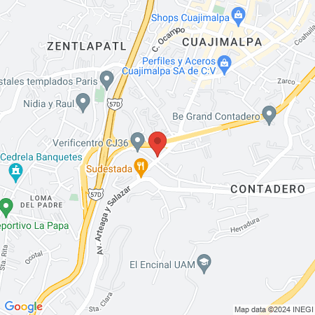 Estetica Unisex Geminis map