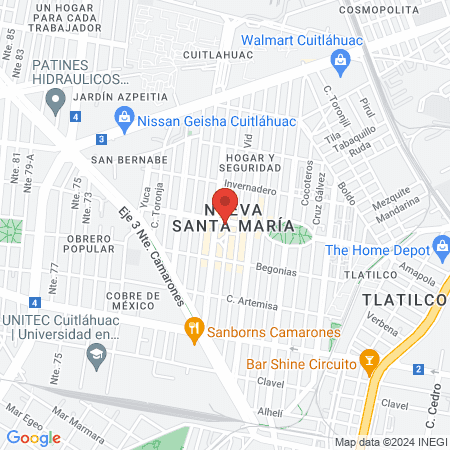 Dr. Carlos Guillermo Sandoval Guizar, Dentista - Odontólogo map