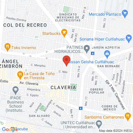 Centro de Metabolismo, Bariatria y Antienvejecimiento map