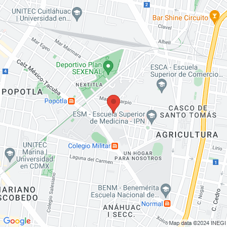 Urgencias. Hospital de la Mujer. map