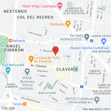 Zarzosa nail art - Clavería map