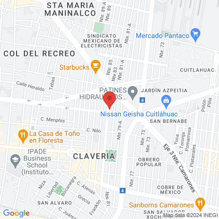 Barberia La Tradicional map