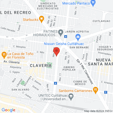 Habana No 8 Barber Shop map