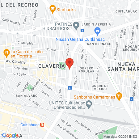 Clínica Veterinaria Sana Pets map