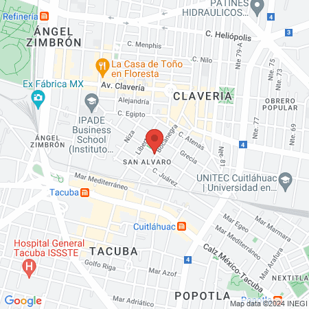 ZUNGU Red Veterinaria a domicilio map