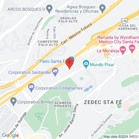 Urban Hair Style Santa Fe map