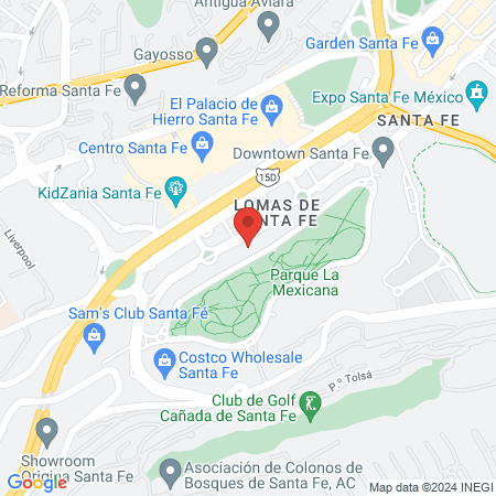 París Merinne Executive Santa Fe map