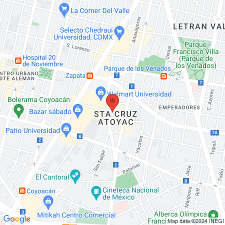 CEMVET Centro Especializado en Medicina Veterinaria map