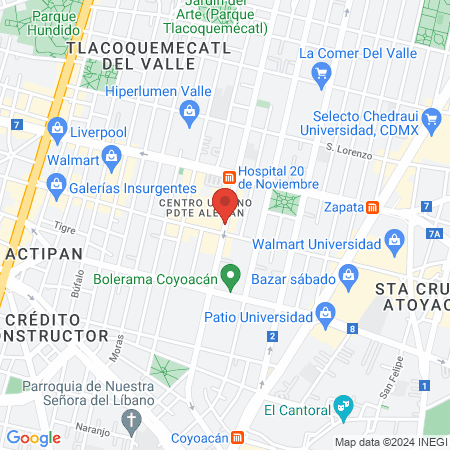 Cool Pets Veterinario map