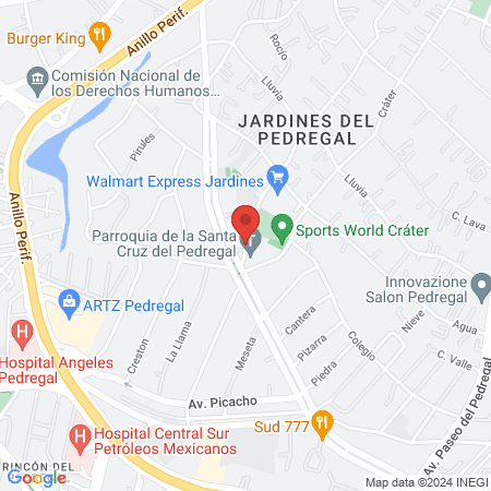 HAPPY laser Pedregal map