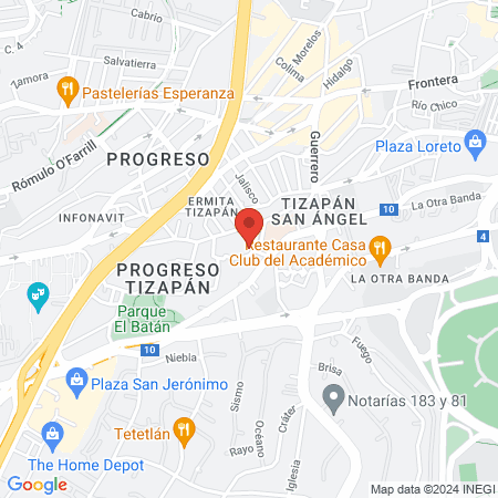 Estética Conchita map