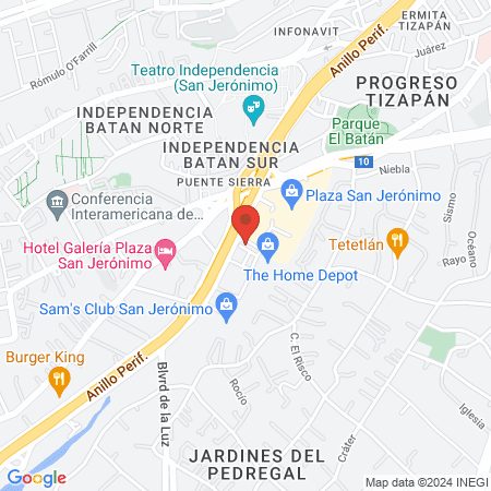 Jeunesse Medical Spa San Jerónimo map
