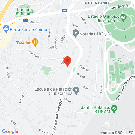 Jazzercise Pedregal Fitness Center map