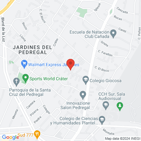 Dra. Reyna Selene Gutiérrez Mendoza, Dermatólogo map