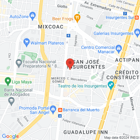 Estética La Parisien's map