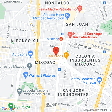 Estética Brayan Unisex map