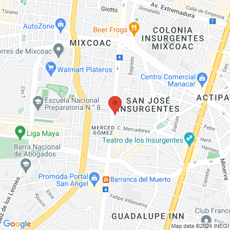 Iztli Cosmetologia Integral map