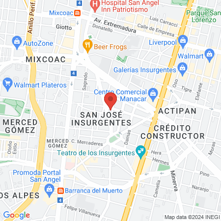 Pilates Workshop map