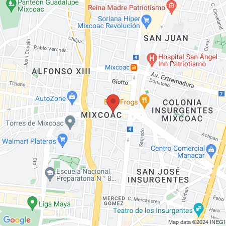 Estética Rosa Mía map