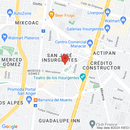 Dra. Ana Rosa Alvarez map