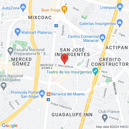 Dra. Georgina Morales, Internista map