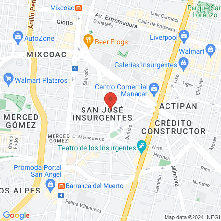 La Casita de Chuche map