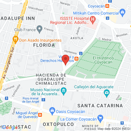 3D Lashes Pedregal map