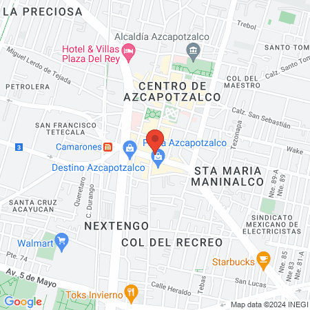 TF - Rehabilitacion Azcapotzalco. Terapia Física - Fisioterapia map
