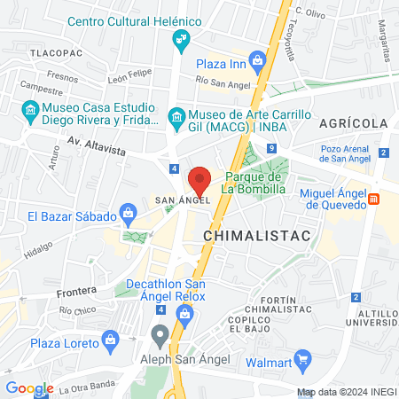 CENTRO NAAM map