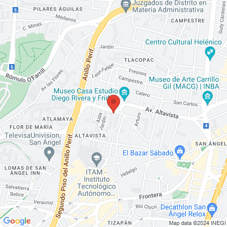 Doctor Jaime Fernández Espinosa map