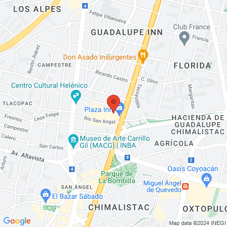 CLINICA DENTAL ESPECIALIZADA SMILE DESIGN PLAZA INN map