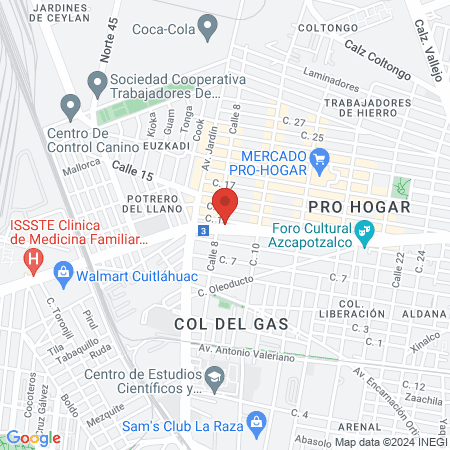 Estética D'COLS map