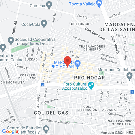 Alexander's Diseñadores en Imagen Azcapotzalco map