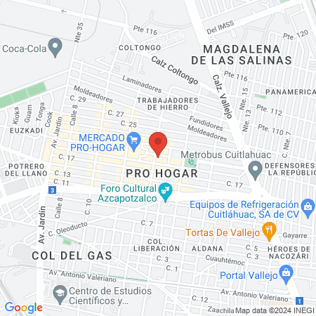 Estética Lupita map