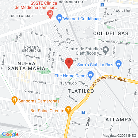BodyBellSR (Mesoterapia, Control de Peso, aparatología, depilación láser, postquirúrgico, postoperatorio) map
