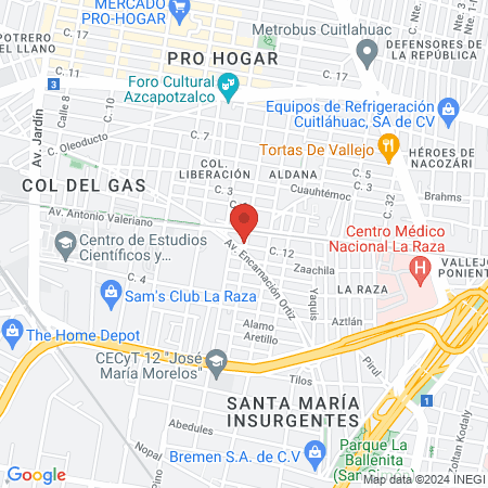 Consultorio Médico Bárcena map