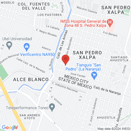 Gym Raptors Azcapotzalco map