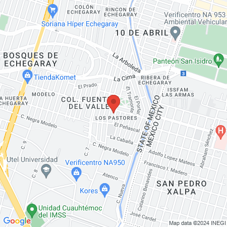 Pemex Petroleos Mexicanos Consultorio Pastore map