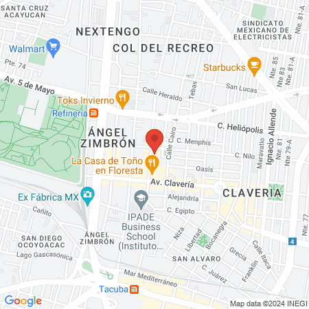 Clínica Trendy Dent map