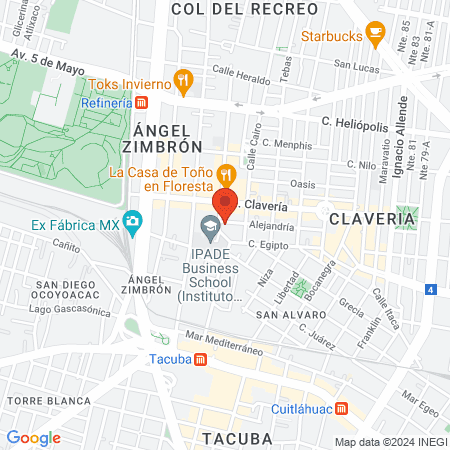 Dra. Alva Quetzaly Deseano Dominguez map