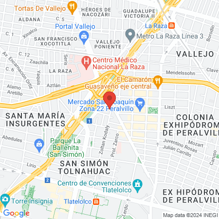 VETERINARIA El Arca map