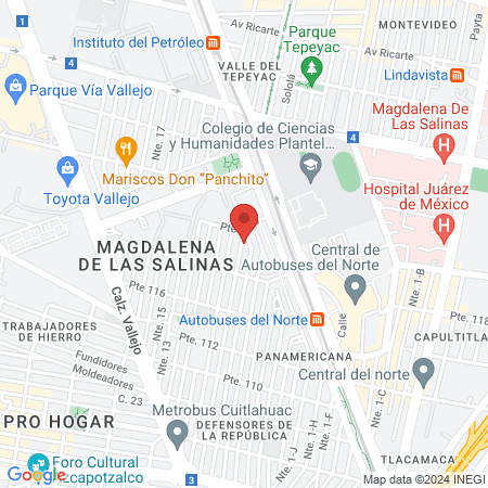 acupuntura y hospitales map