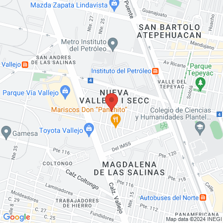 Dra. Adela Robles Cruz. Dentista map