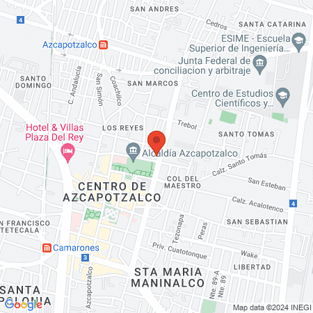 Patricia Enedina Sanchez De La Barquera Serralde Dentista Azcapotzalco map
