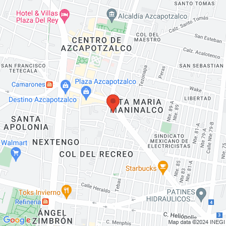 Perruqueria map