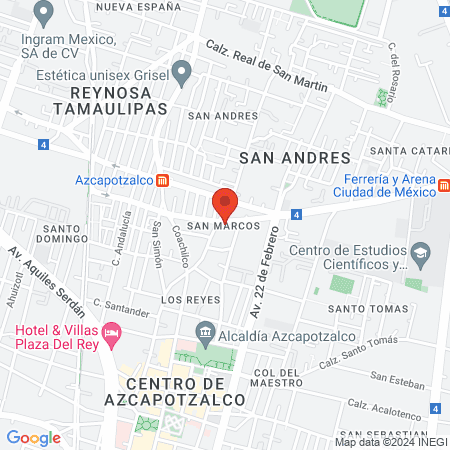 Dispensario dental San Marcos map